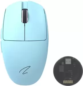 Игровая мышь Zaopin Z1 PRO-4k (голубой) фото