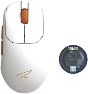 Игровая мышь Zaopin ZPW 8K (белый/оранжевый) фото