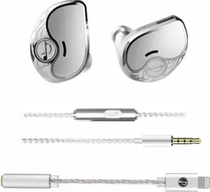 Наушники Zhulinniao Z4 (3.5 мм + X1 Pro Lighting, с микрофоном) фото