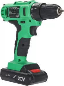 Дрель-шуруповерт аккумуляторная Zitrek Green 20-Li Plus (083-1115) фото