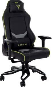 Игровое кресло Zone51 Cyberpunk Black-Green фото