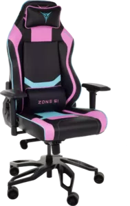 Игровое кресло Zone51 Cyberpunk Fuchsia-Cyan фото