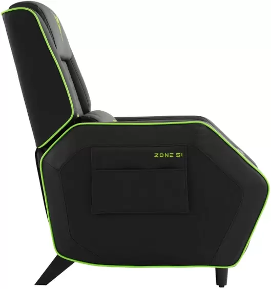 Игровое кресло Zone51 Rider / Z51-RID-BG (черный/зеленый) фото