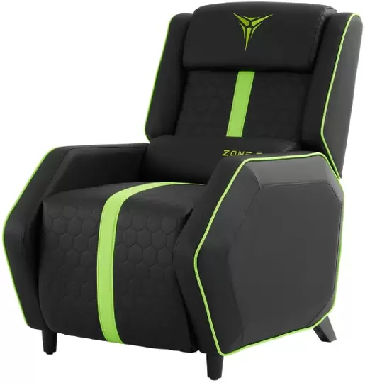 Игровое кресло Zone51 Rider / Z51-RID-BG (черный/зеленый) фото