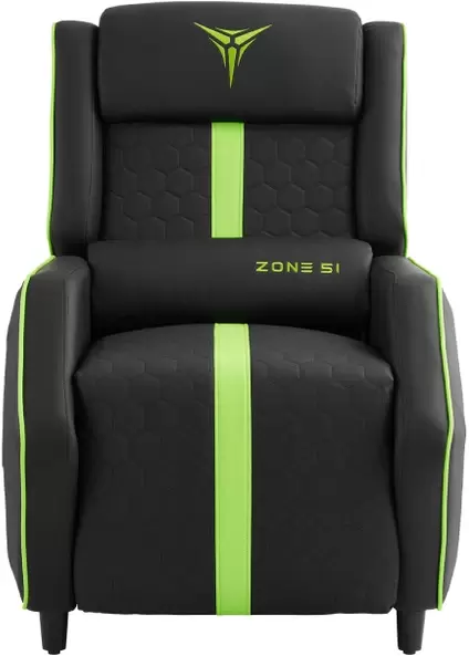 Игровое кресло Zone51 Rider / Z51-RID-BG (черный/зеленый) фото