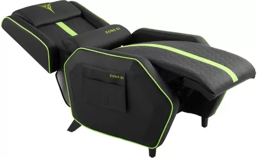 Игровое кресло Zone51 Rider / Z51-RID-BG (черный/зеленый) фото