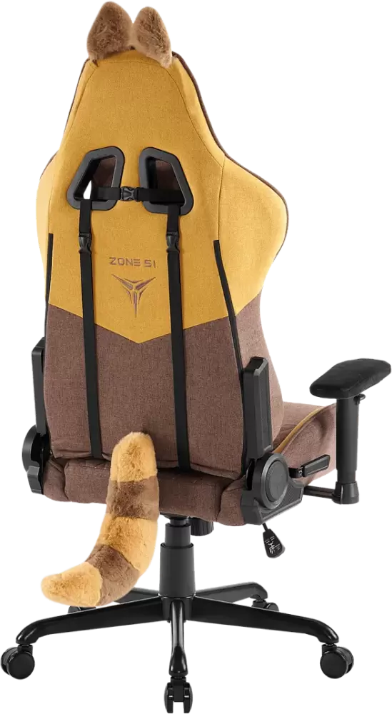Игровое кресло Zone51 Tanuki (коричневы/оранжевый) фото 4
