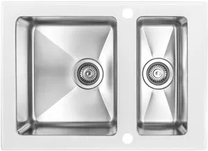 Кухонная мойка Zorg GS 6750-2 (белый) фото