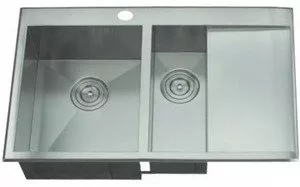 Кухонная мойка ZorG INOX X-5178-2-L фото