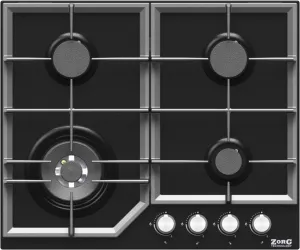 Газовая варочная панель ZorG Technology BP6 FDW BL фото