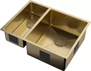 Кухонная мойка ZorG Zerox 58-2 U/IF-L PVD Gold фото
