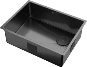 Кухонная мойка ZorG Zerox 59 U/IF Side SF PVD Gunblack фото