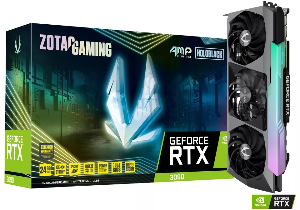 Видеокарта ZOTAC Gaming GeForce RTX 3090 AMP Extreme Holo 24GB ZT-A30900B-10P фото 6