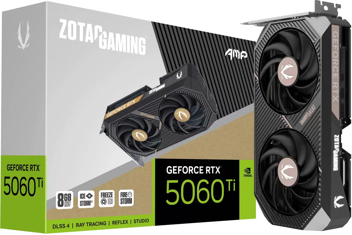 Видеокарта ZOTAC Gaming GeForce RTX 5060 Ti 8GB AMP ZT-B50610F-10M фото