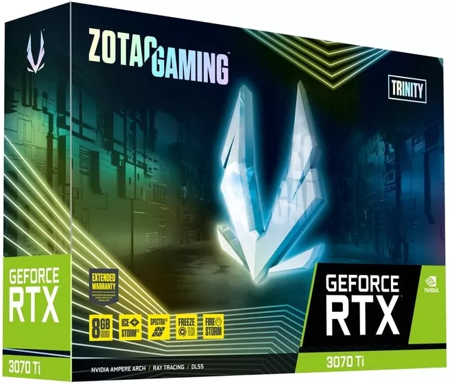 Видеокарта ZOTAC GeForce RTX 3070 Ti Trinity OC 8GB GDDR6X ZT-A30710J-10P фото 6