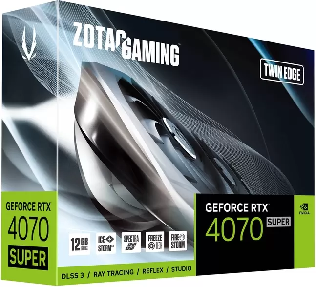 Видеокарта ZOTAC GeForce RTX 4070 Super Twin Edge 12GB GDDR6X ZT-D40720E-10M фото 6