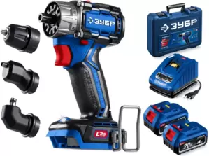 Аккумуляторная дрель-шуруповерт Зубр DB-50-42-H3