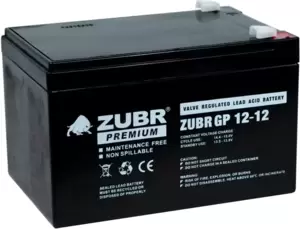 Аккумулятор Зубр GP 12V (12Ah) фото