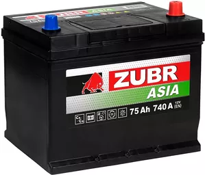 Аккумулятор Зубр Premium Asia R+ (75Ah) фото