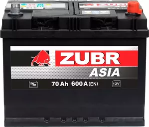 Аккумулятор Зубр Ultra Asia L+ (70Ah) фото