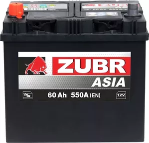 Аккумулятор Зубр Ultra Asia R+ (60Ah) фото