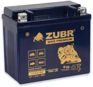 Аккумулятор Зубр YTX12-BS(iGEL) (12Ah) фото