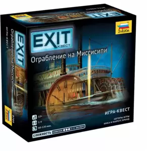 Настольная игра Звезда Exit-Квест. Ограбление на Миссисипи 8789 фото