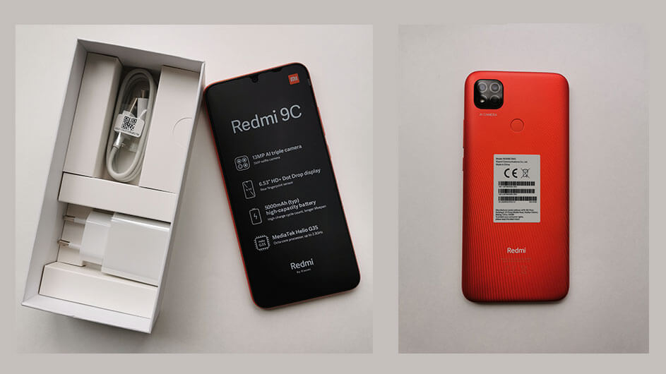 Распаковка Xiaomi Redmi 9C