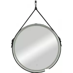 Континент Зеркало Millenium Black Led D 65 (натуральная кожа, черный) фото