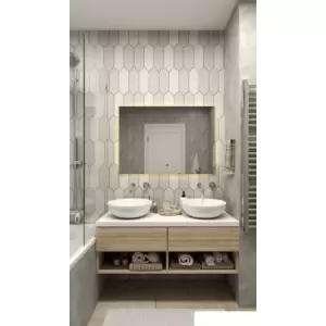 Континент Зеркало Trezhe LED 50x70 фото