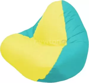 Кресло-мешок Flagman Relax Г4.1-027 желтый, бирюзовый фото