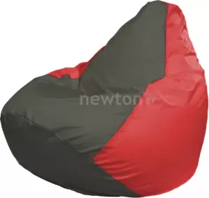 Кресло-мешок Flagman Груша Г2.1-362 тёмно-серый/красный фото