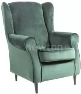 Интерьерное кресло Signal Baron Velvet Bluvel 78 зеленый фото