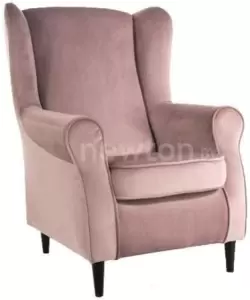 Интерьерное кресло Signal Baron Velvet Bluvel 52 античный розовый фото