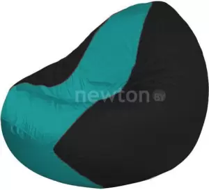 Кресло-мешок Flagman Classic К2.1-242 бирюзовый, черный фото