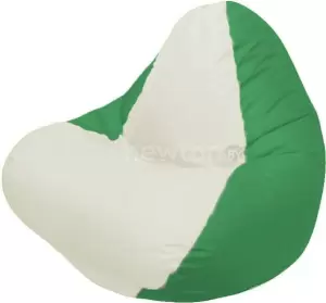 Кресло-мешок Flagman Relax Г4.1-004 белый, зеленый фото