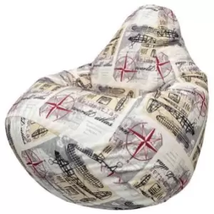 Кресло-мешок Flagman Груша Макси Г2.5-169 Aircraft фото