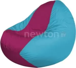Кресло-мешок Flagman Classic K2.1-55 голубой/фуксия фото