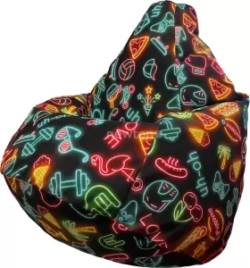 Кресло-мешок Flagman Груша Макси XXL Г2.5-345 Neon фото