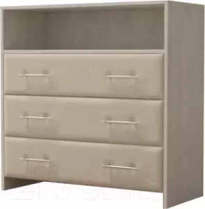 Комод Proson Varna 90x40x90 (дуб шамони светлый/бежевый) фото