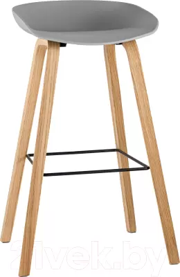 Стул барный Stool Group Libra / 8319 (серый/деревянные ножки) фото