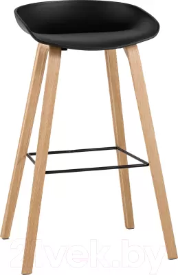 Стул барный Stool Group Libra / 8319 (черный/деревянные ножки) фото