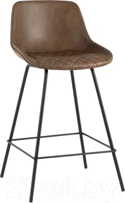 Стул барный Stool Group Texas / 9090C (экокожа коричневый) фото