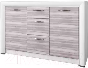 Тумба Anrex Olivia 2D3S (вудлайн кремовый/дуб анкона) фото