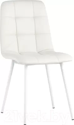 Стул Stool Group Oliver (экокожа белый/белые ножки) фото
