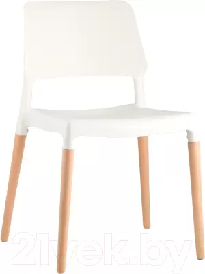 Стул Stool Group Bistro / 8086 (белый/деревянные ножки) фото