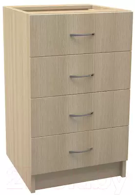 Тумба МДК ТБ1 приставная 454x456x739 (дуб млечный) фото