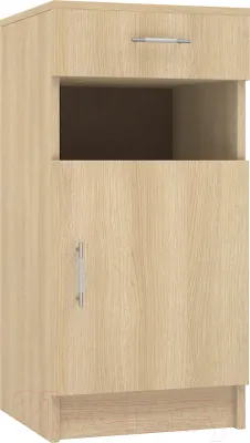 Тумба МДК ПРТ1 с ящиком 870x400x400 (дуб млечный) фото