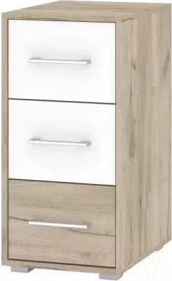 Тумба Modern Оливия О62 (серый дуб/белый) фото