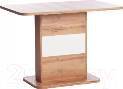 Обеденный стол Tetchair Smart 105-140x68.6х75 (дуб вотан/белый) фото